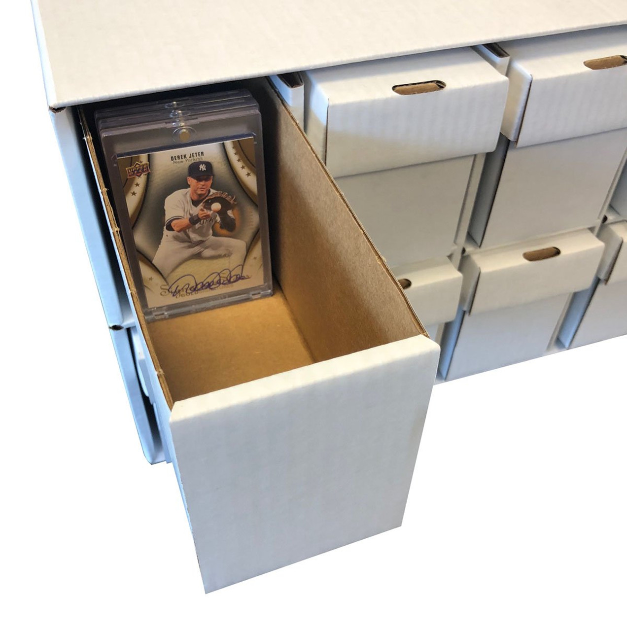 USA カードボックスセット Amazon.com: FunGuys Toploader Storage Box, Sports Card
