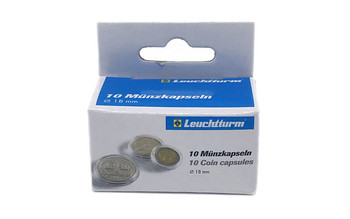 Coin Capsules inner diameter 18mm - Gold Panda - 10ct Pack Coin Capsules inner diameter 18mm - Gold Panda - 10ct Pack