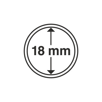 Coin Capsules inner diameter 18mm - Gold Panda - 10ct Pack Coin Capsules inner diameter 18mm - Gold Panda - 10ct Pack