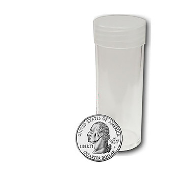 Round Coin Tube - Quarter Round Coin Tube - Quarter
