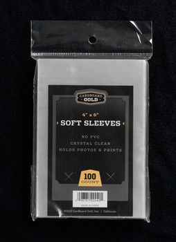 5x7 Photo Soft Sleeves - 100ct - Columbia Hobby - Card Savers, Toploaders,  Sleeves and More