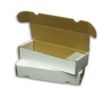 3000 Count Super Shoe Box 3-Row Trading Card Storage Box