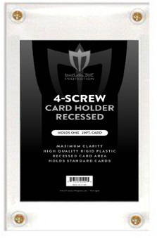 Max Protection 4-Screw Card Holder - Recessed Max Protection 4-Screw Card Holder - Recessed