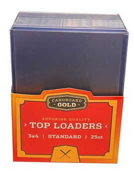 3x4 Regular Card Topload Toploaders Case of 1000 (40 packs of 25ct) 