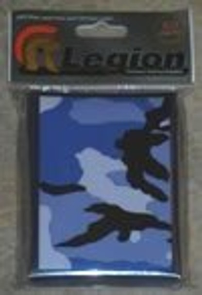 Legion Art Card Supplies Standard Card Sleeves Blue Camo 50 Sleeves 