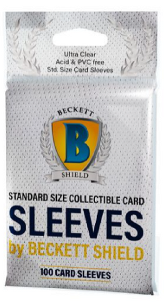 Beckett Shield Baseball Thick Card Soft Sleeves - 100ct Pack