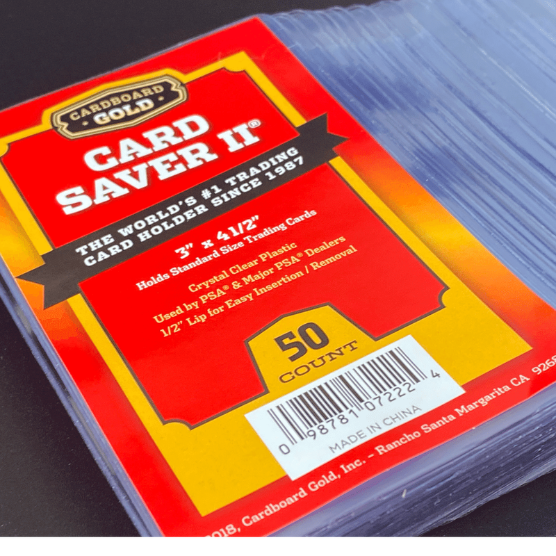 Card Saver 200 Cardboard Gold 1 Semirigid Card Holders Psa Submission - View #7