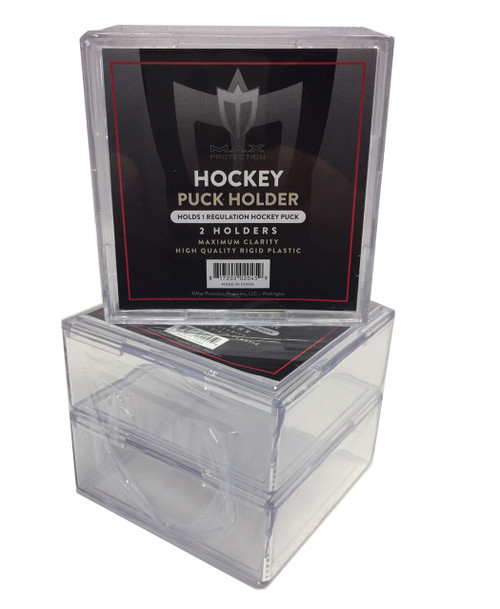 Hockey Puck Cube Square Holder 2 Pack Columbia Hobby Card Savers, Toploaders, Sleeves and More