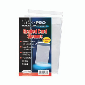 Ultra Pro Sleeves: PSA Graded Card Soft Sleeves - Resealable (100), Accessories