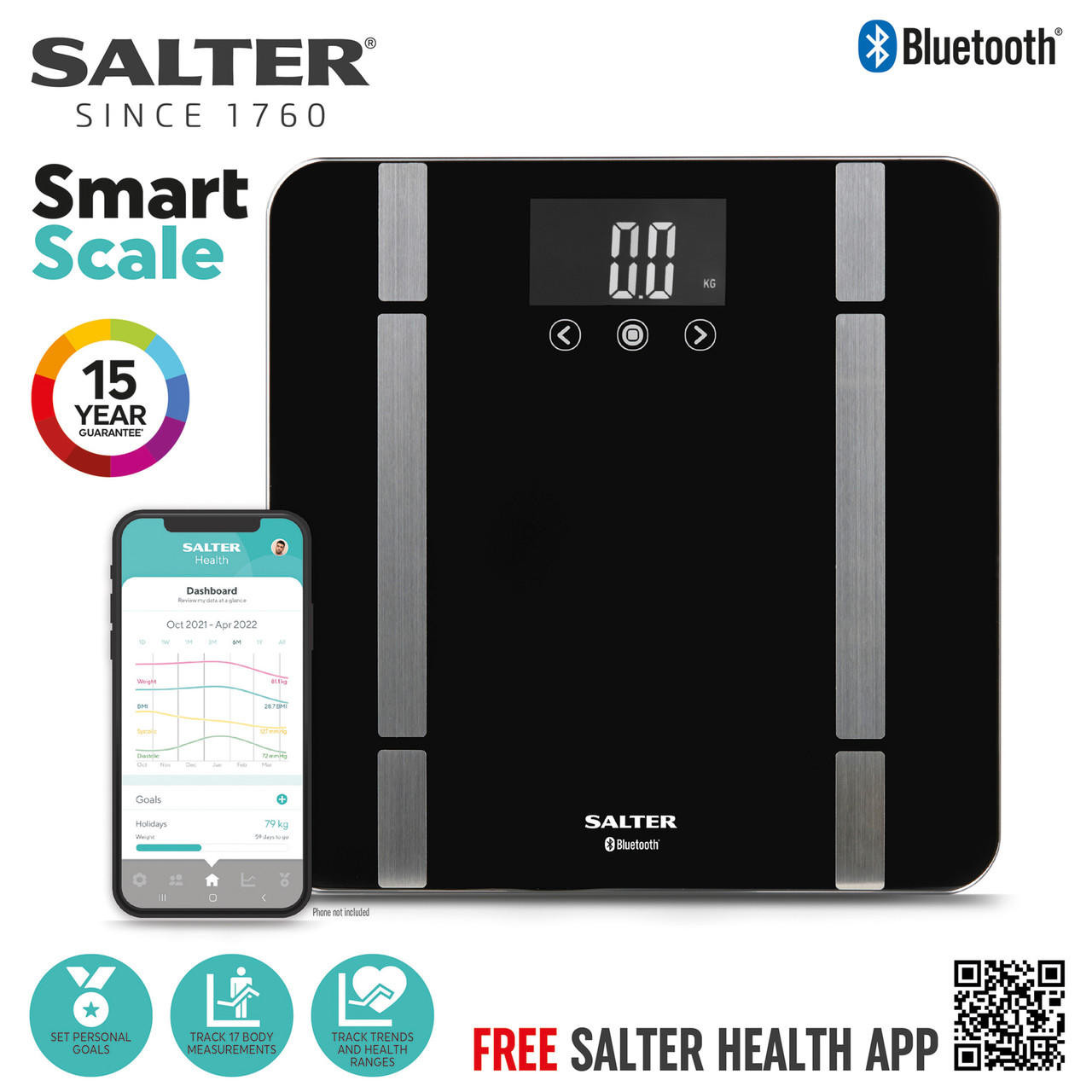 Smart Fitness Bathroom Scale (Weight and Body Fat Scale) – Pur