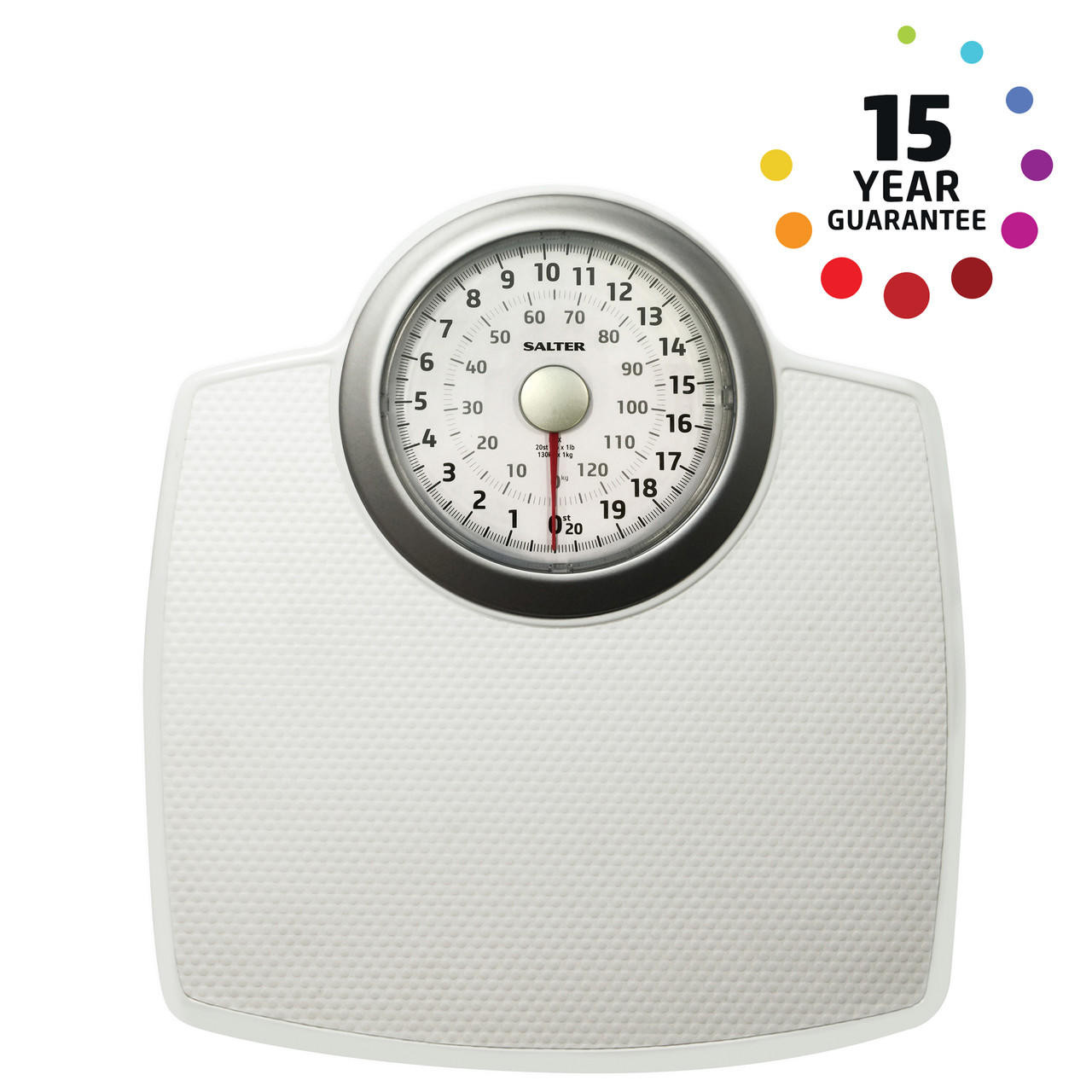 Home Basics Paris Mechanical Weighing Scale, Gray in the Bathroom Scales  department at