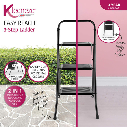 Kleeneze 3-Step Easy Reach DIY Stepladder