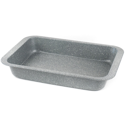 Salter Marble Collection Carbon Steel Roasting Pan, 36 cm, Grey  BW02774GAS 5054061023701 