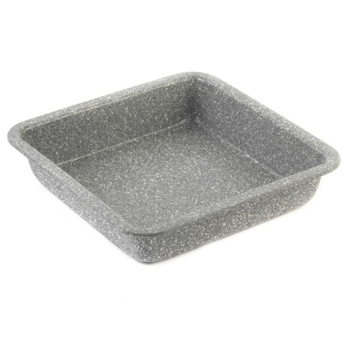 Salter Marble Collection Carbon Steel Square Baking Pan, 23 cm, Grey  BW02780GAS 5054061023763 