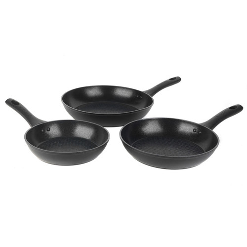 Salter Geo Hexagonal Fry Pan Set, 20,24,28cm  BW08773 5054061356328