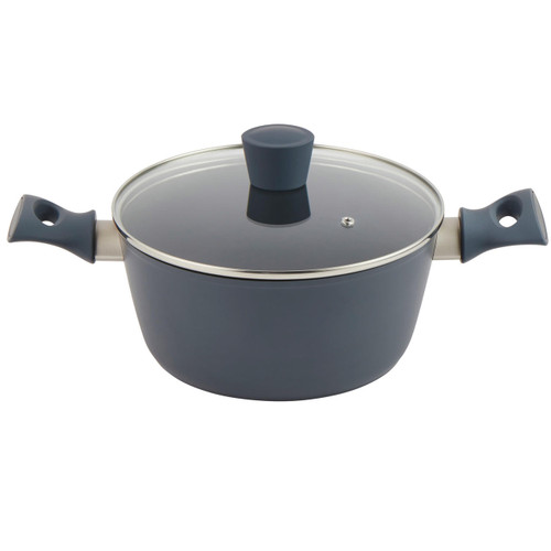 Salter 24cm Non-Stick Stockpot –  Marino Collection, Blue Grey  BW12270EU7 5054061442304