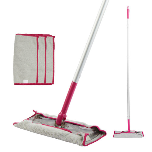 Kleeneze No Chemical Cleaning Cloth Mop - Includes 3 Refill Cloths  KL029258FEU7 5054061529258