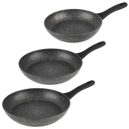 Salter Megastone Frying Pan Set, 3 Piece  COMBO-8214A 5054061496741 