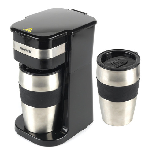 Salter Coffee Maker to Go Personal Filter Coffee Machine with Two Stainless Steel Travel Mugs  COMBO-7868 5054061468571 