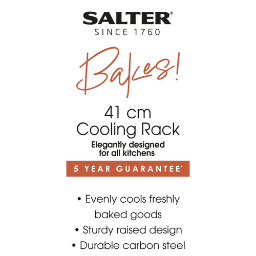 Salter Bakes 41cm Cooling Rack - 2 Pack