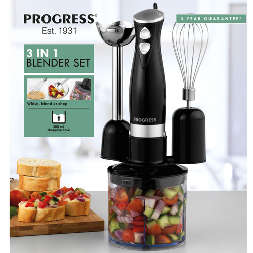 Progress 3 in 1 Electric Blender Set