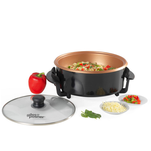 Giles & Posner® Multi Meal Maker Electric Pan with 5 Heat Settings 32cm | Black  EK4247 5054061415018 