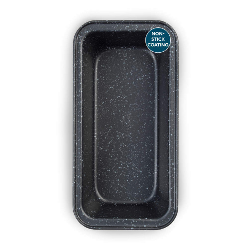 Grey speckled non-stick loaf tin