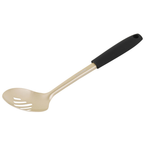 Salter Olympus Stainless Steel Slotted Spoon, Gold  BW11128EU7 5054061430882