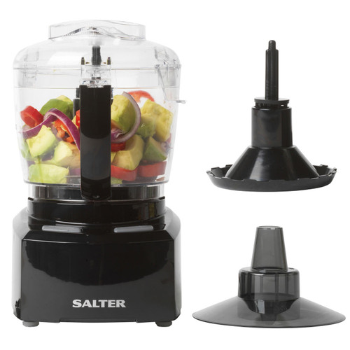 Salter® 8 in 1 Compact Prep Pro Mini Chopper Food Processor 1L Grater  EK3171 5054061099874 