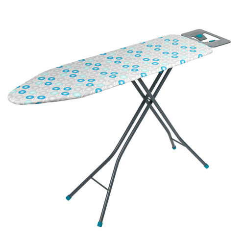 Beldray Retro Ironing Board, 137 x 38 cm | Blue Floral Print  LA024398RET 5053191050939 