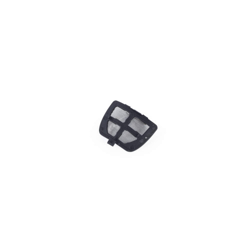 Black replacement filter screen for steam iron, front view