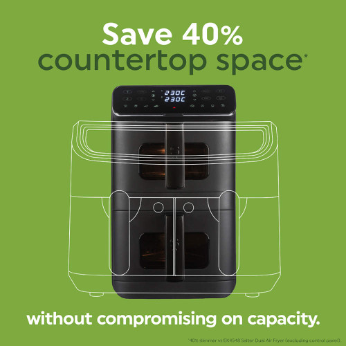 Banner: Save 40% countertop space without compromising on capacity
