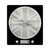 Black digital kitchen scale with brushed steel Union Jack platform, branded Salter.