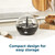Black egg cooker with clear dome lid and compact design for easy storage