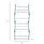 Beldray® Compact Overdoor Clothes Airer | 5 Metres Of Drying Space  LA081117EU7 5053191081117 