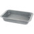 Grey non-stick rectangular roasting tin, shown empty at an angle.