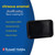 Black 36cm vitreous enamel roasting tin, durable steel, oven and dishwasher safe