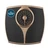Gold and black analogue bathroom scale with large dial