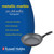 30cm metallic marble-effect non-stick frying pan with soft-grip handle, suitable for induction.