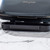 Salter grill close-up showing black drip tray on marble surface