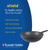 28cm black stir-fry pan with soft-touch handle, induction hob suitable, metal utensil safe