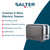 Salter Cosmos 2-slice stainless steel toaster with defrost, reheat, and 7 browning settings.