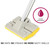 Kleeneze Anti-Bac Flat Sponge Mop with Refill  KL077332UFEU7 5053191077332 
