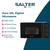 Black digital microwave with LED clock display and auto cook programmes, 20L capacity.