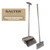 Salter Warm Harmony Freestanding Dustpan & Brush Set  LASAL71526WEU7 5054061471526