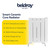 Beldray smart ceramic core radiator, white, showing key features on promo banner