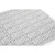 White non-slip bath mat with raised suction cups, close-up of top surface.