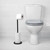 Beldray Swivel Top Toilet Roll Holder – Freestanding, Holds Up To 4 Rolls, Black  LA0532708BLKFEU7 5054061532708