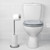 Beldray Toilet Roll Holder – Freestanding, Folding Swivel Head, Stainless Steel  LA0532708SSFEU7 5054061532821