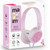 Maxim Over Ear Wired Headphones – Cushioned Cups, 12 m Cable, Pink Speckled Print  EE7310MAXPNKPRTNL 5054061518047 